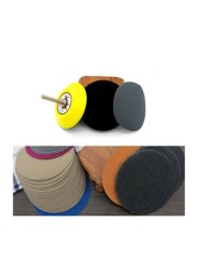 50pcs 75mm sanding disc 3 inch 400-10000 grit hook loop sandpaper round sanding disc sand paper waterproof for wet and dry paper