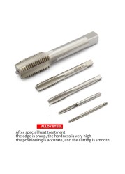 HSS-6542 Left Hand Tap Straight Flute Metric Stainless Steel Special Machine Screw Thread Taps M3 M5 M6 M8 M10 M12 M14 M27 M30