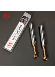 T-shaped ball cutter, solid carbide, 3D, R2 R3 R4 R5 R6, hard metal, steel, aluminum, copper, iron