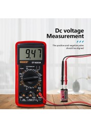 ANENG DT-9205A الفولتميتر الرقمي الحالي الجهد متر جهاز اختبار المقاومة يده مقياس التيار الكهربائي المقاومة السعة