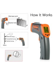 Smart Sensor Digital Non-contact Infrared Termometro Temperature Meter Industrial Infrared Thermometer