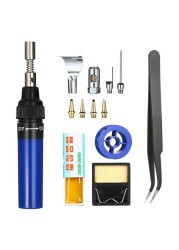 Gas Welding Tool Cordless Electric Welding Iron Gas Soldering Iron Set Set