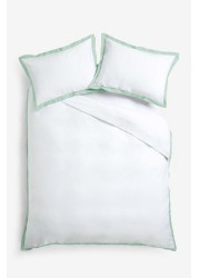 Cotton Rich Duvet Cover and Pillowcase Set Border