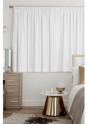 Cotton Curtains Pencil Pleat Blackout/Thermal