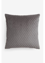 Velvet Quilted Hamilton Cushion Square