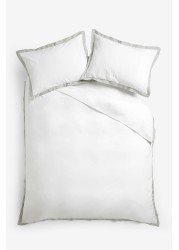 Cotton Rich Duvet Cover and Pillowcase Set Border