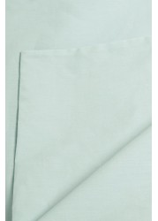 Cotton Rich Duvet Cover and Pillowcase Set Plain Percale