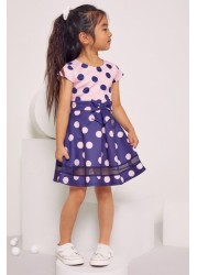 Lipsy Mini Cap Sleeve Scuba Bow Dress