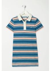 FatFace Blue Polo Shirt Dress