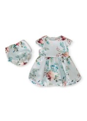 Lipsy Baby Scallop Scuba Dress With Matching Knicker