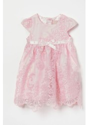 Lipsy Baby Lace Frill Christening Dress