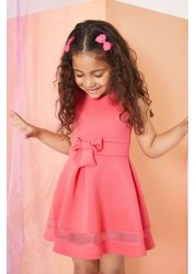 Lipsy Mini Scuba Bow Dress