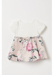 Lipsy Baby Puff Sleeve Dress With Matching Knicker