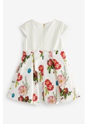 Baker by Ted Baker White Floral Dress