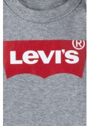 طقم من قطعتين رمادي بجناح الخفاش من Levi's®</br>