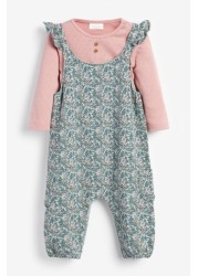 Ditsy Baby Dungarees (0mths-3yrs)