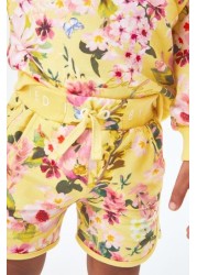 Baker by Ted Baker Floral Sweatshirt and Shorts Set