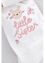 Little Sister Baby Sleepsuit (0-2yrs)