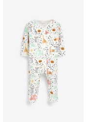 Fleece Lined Baby Sleepsuit (0mths-2yrs)