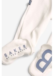 Baker by Ted Baker White Born in 2022 Sleepsuit