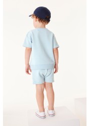 Plain Sweat T-Shirt And Shorts Set (3mths-7yrs)