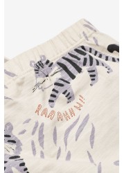 Baby 2 Piece Tiger Printed T-Shirt And Leggings Set (0mths-2yrs)