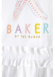 Baker by Ted Baker White Starfish T-Shirt And Leggings Set