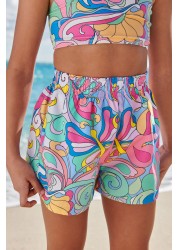 Quick Dry Paper Bag Beach Shorts