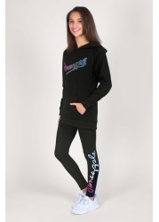 Pineapple Black Ombre Logo Leggings