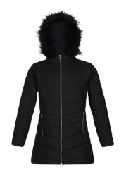 Regatta Fabrizia Insulated Longline Black Jacket