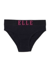 ELLE Pink Logo Deep Elastic Briefs 3 Pack