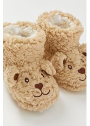 Lipsy Bear Bootie Slipper (Younger)