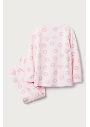 The White Company Pink Lion Print Pyjamas