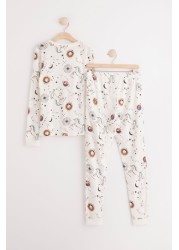 Lindex Kids Printed Top & Bottoms Co-Ord Set