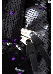 Hype. Girls Purple Midnight Sequin Backpack