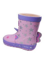 ToeZone Pink Unicorn Wellies