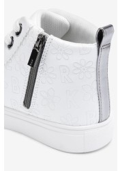 حذاء Baker by Ted Baker White High Top Trainers