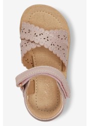 Scallop Sandals Wide Fit (G)