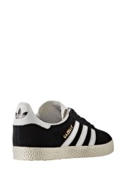 حذاء رياضي أسود دانتيل Gazelle من adidas Originals