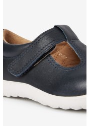 Little Luxe™ Leather T-Bar Shoes Wide Fit (G)