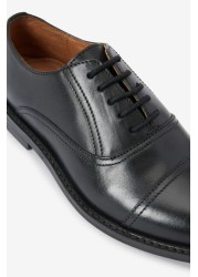 Leather Oxford Toe Cap Shoes