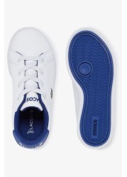 Lacoste Infant Graduate White Blue Trainers