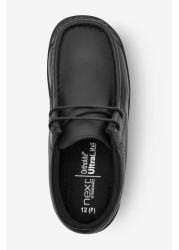 School Leather Lace-Up Shoes