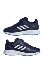 حذاء رياضي أزرق كحلي RunFalcon للشباب والناشئين من Adidas