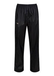 Regatta Black Pack It Waterproof Trousers