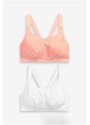 Next Active Sports High Impact Crop Tops 2 Pack