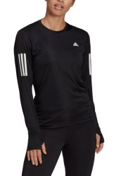 adidas Black Own The Run Long Sleeve T-Shirt