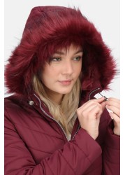 Regatta Red Fritha Insulated Longline Jacket