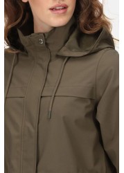 Regatta Adasha Green Longline Waterproof Jacket