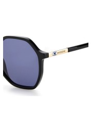 M by Missoni Black Hexagonal Frame Sunglasses